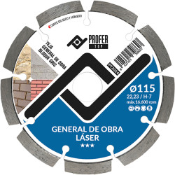DISCO DIAMANTE GENERAL OBRA LASER
