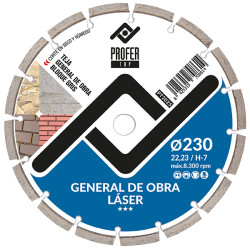 DISCO DIAMANTE GENERAL OBRA LASER