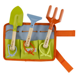DELANTAL SET 3PZA PALA/RASTRILLO/HORQ NIÑOS