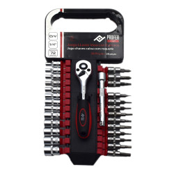 LLAVE VASO JGO 28 PZ +CARRACA