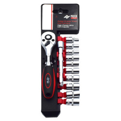 LLAVE VASO JGO 12 PZ +CARRACA