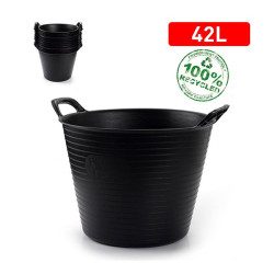 CAPAZO PLASTICO NEGRO