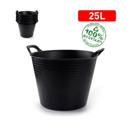 CAPAZO PLASTICO NEGRO