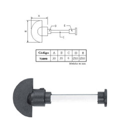 MULETILLA CON BOTON DE SEGURIDAD