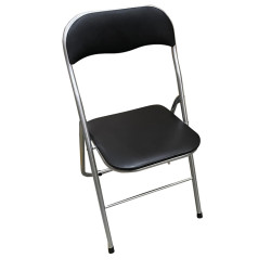 SILLA PLEGABLE NEGRA