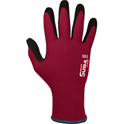 GUANTE NYLON NITRILO ROJO