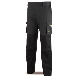PANTALON STRETCH MULTIB GRIS/NGR