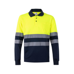 POLO A.VISIBILIDAD ML AMAR/MARINO