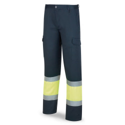 PANTALON A.VISIBILIDAD AMARILLO AZUL