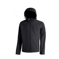CHAQUETA SOFTSHELL NEGRA KYRA