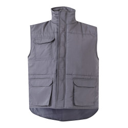 CHALECO ACOLCHADO GRIS