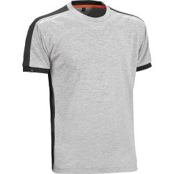 CAMISETA M/CORTA ELITE PRO GRIS-NGR