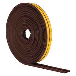 BURLETE CAUCHO TUBULAR MARRON