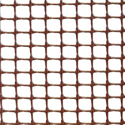 MALLA CUADRADA 5x5MM MARRON