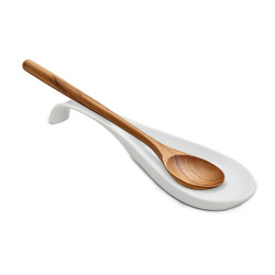 REPOSA CUCHARA CERAMICA BLANCO