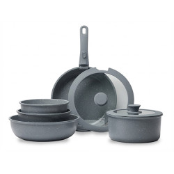 BATERIA COCINA GREY 8 PZAS.