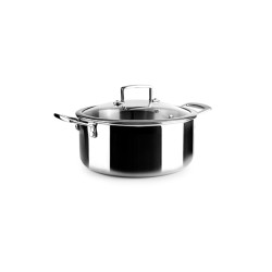 CACEROLA INOX+ALUM+INOX TRIPLY NATURAL