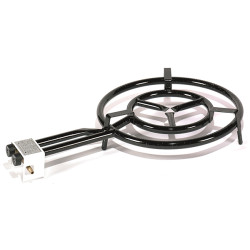 PAELLERO TUBO GAS BUTANO 2 FUEGOS