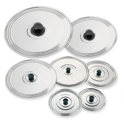 TAPA PAELLAS INOX P/38-40-42CM