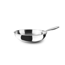 WOK INOX+ALUM+INOX TRIPLY NATURAL