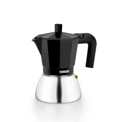 CAFETERA INDUCCION INOX BLACK