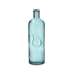 BOTELLA VIDRIO AZUL DUNA
