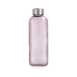 BOTELLA VIDRIO VELVET ROSA