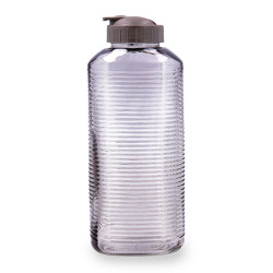 BOTELLA VIDRIO VELVET GRIS
