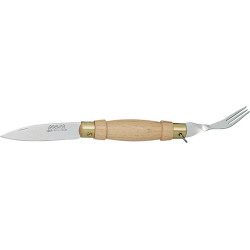 NAVAJA CON TENEDOR INOX HOJA 6 CM