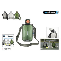 BOTELLA CANTIMPLORA AGUA C/COLGADOR SURT
