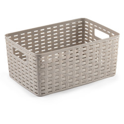 CESTA MULTIUSO 6 L MARRON CL