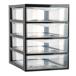 ORGANIZADOR 4 CAJONES EASY NEGRO