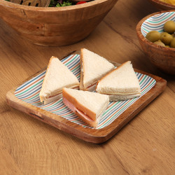 PLATO MADERA ESMALTADO RAYAS