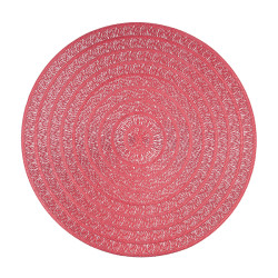 MANTEL INDIVIDUAL ROJO BUCLE HABITAT