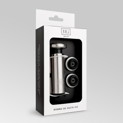 BOMBA VACIO C/ 2TAPON ICE INOX