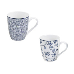 MUG PORCELANA ARMONIA AZUL
