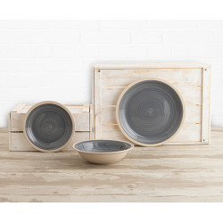 VAJILLA CERAMICA GREY BALTIC