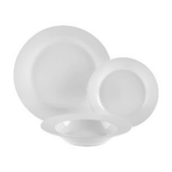 VAJILLA PORCELANA BLANCA