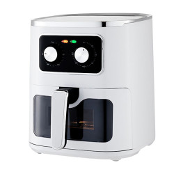 FREIDORA AIRE SIN ACEITE 5 LITROS CON VENTANA BLAN