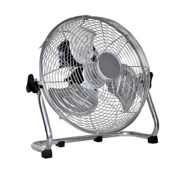 VENTILADOR SUELO INCLINABLE CROMADO 90W
