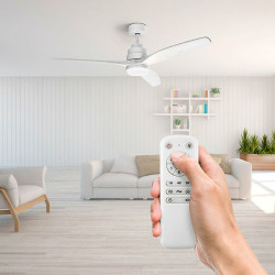 VENTILADOR TECHO NEPAL SILENCIOSO 3A BLANCO