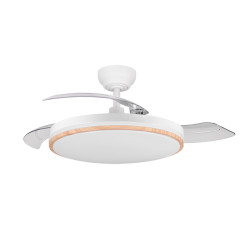 VENTILADOR TECHO MISTRAL 3 ASP RETRACT MADERA