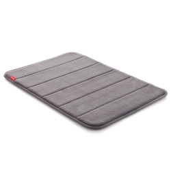 ALFOMBRA BAÑO MICROFIBRA GRIS