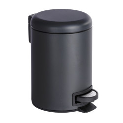 CUBO BAÑO PEDAL NEGRO LEMAN