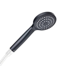 MANGO DUCHA VERONA NEGRA TATAY 10 CM