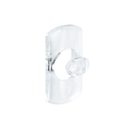 GANCHO DECORATIVO TRANSP, CON TIRAS TRANSP 20 CLIP
