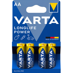 PILA ALCALINA LR06 AA BL 4 LONGLIFE POWER