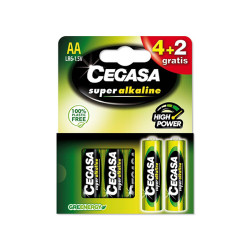 PILA LR06 AA SUP.ALCALINA BL 4+2