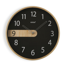 RELOJ PARED NEGRO