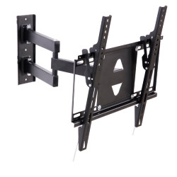 SOPORTE TV LED INCL.GIR. NEGRO HASTA 65''